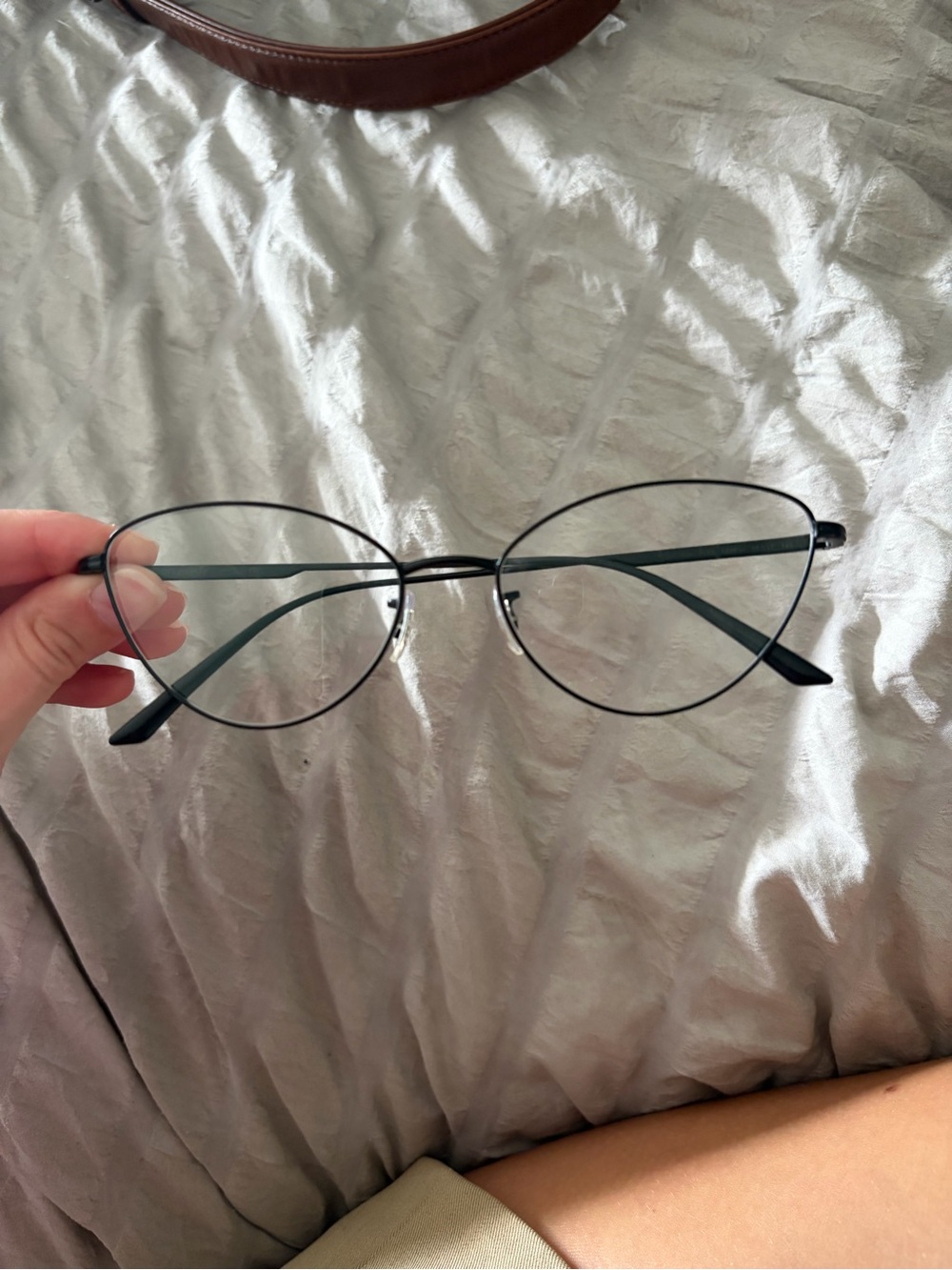 Oliver Peoples khaite collab Black Metal Cat-Eye Glasses